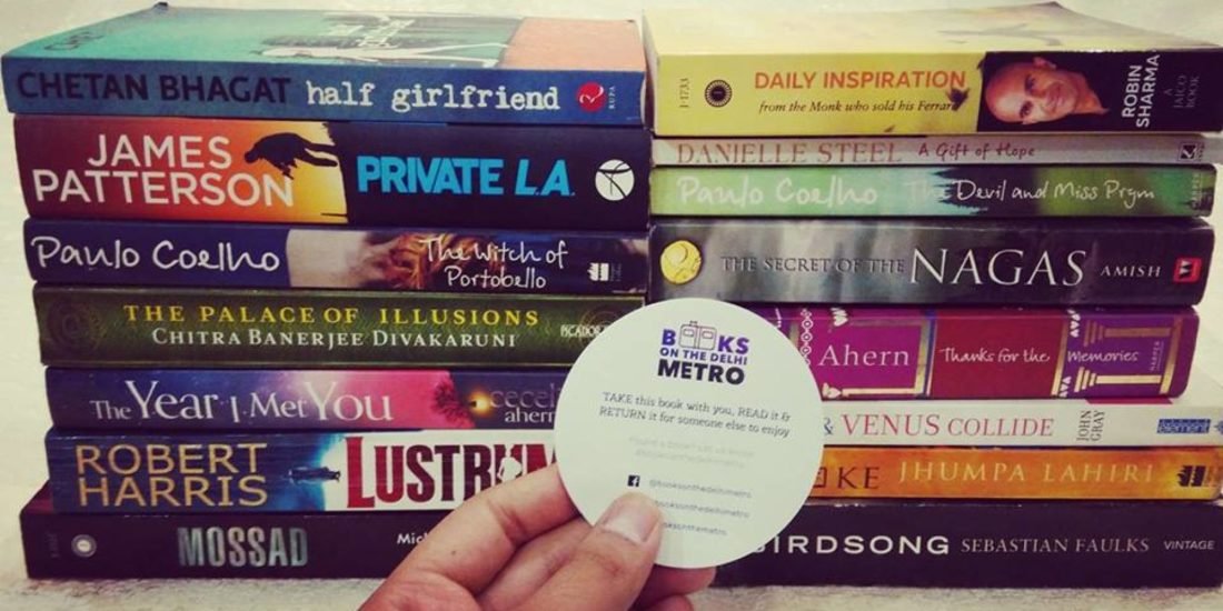 A Treasure Hunt Of Books On The Delhi Metro To Read, Share And Pass On!